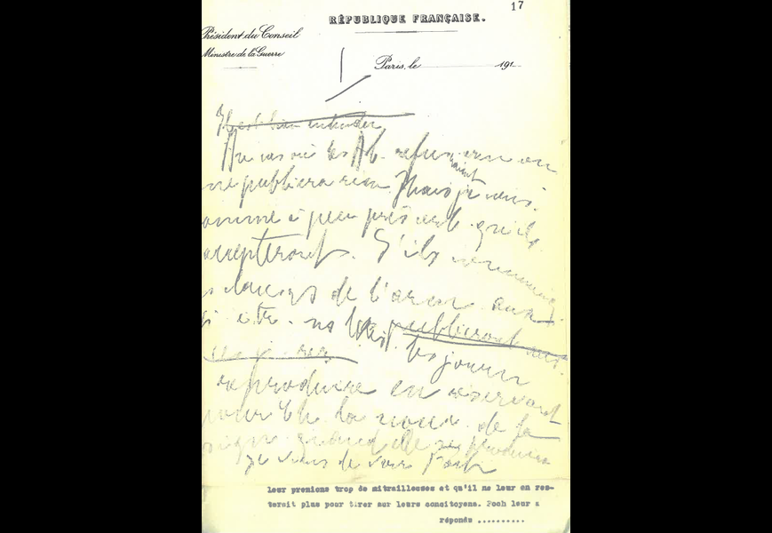 Image Diaporama - Reddition allemande : notes prises par (...)